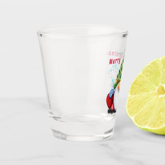ギフト付きクリスマスショットグラス格言 ショットグラス (左)