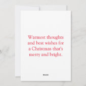 ギフト付きクリスマスツリー シーズンカード (裏面)