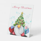 ギフト付きクリスマスペデスタルサイン格言 台座サイン (正面)