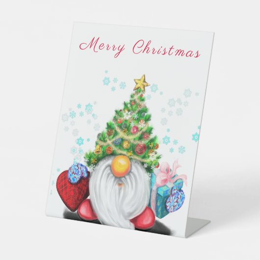 ギフト付きクリスマスペデスタルサイン格言 台座サイン (正面)