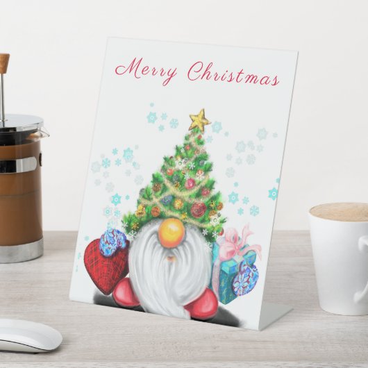 ギフト付きクリスマスペデスタルサイン格言 台座サイン (インサイチュ)