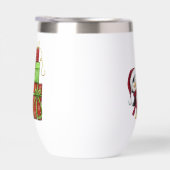 ギフト付きクリスマスペンギン – フェスティバルおもしろいデコール (右面)