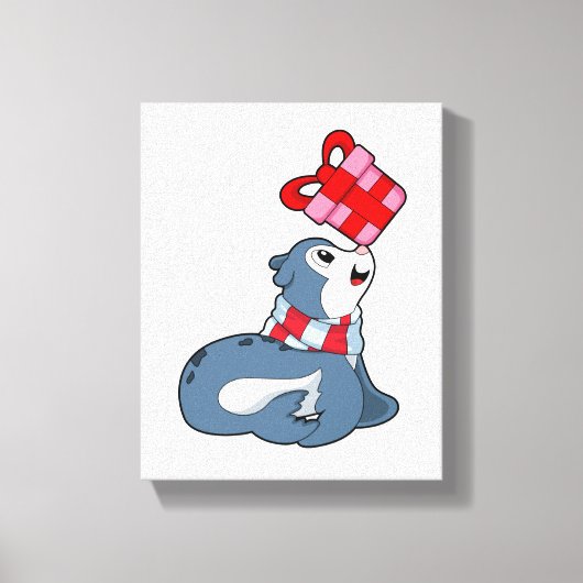 ギフト付きシール キャンバスプリント (正面)