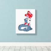 ギフト付きシール キャンバスプリント (インサイチュ (ウッドフロア))