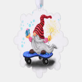 ギフト付きスケーター格言クリスマスオーナメントカード オーナメントカード (左)