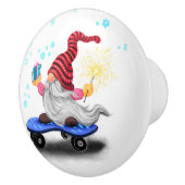 ギフト付きスケーター格言クリスマスセラミックノブ セラミックノブ (右)