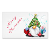 ギフト付き磁気クリスマスカード格言 マグネット名刺 (正面)