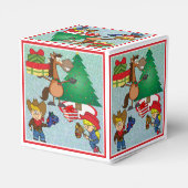 ギフト付き馬スティック馬の子供ギフト/お気に入りボックス フェイバーボックス (裏面サイド)