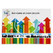 ギフト企業の抱き枕（セールスチームVer 1） ラージペーパーバッグ (正面)