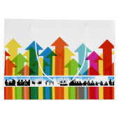 ギフト企業の抱き枕（セールスチームVer 1） ラージペーパーバッグ (裏面)