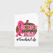 ギフト先生乳がん認識度10月W カード (黄色い花)