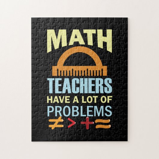 ギフト先生数学の先生は多くの問題を持っている ジグソーパズル (縦)