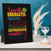 ギフト先生 |アメージング気にの先生 フォトプラーク (側面)