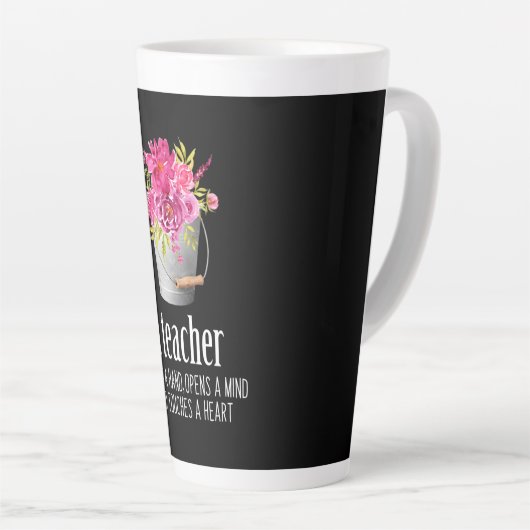 ギフト先生 |先生が手を取る カフェラテマグ (右アングル)