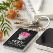 ギフト先生 |先生が手を取る キーホルダー (正面右)