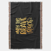 ギフト先生 |勇敢な教えみ スローブランケット (正面縦)