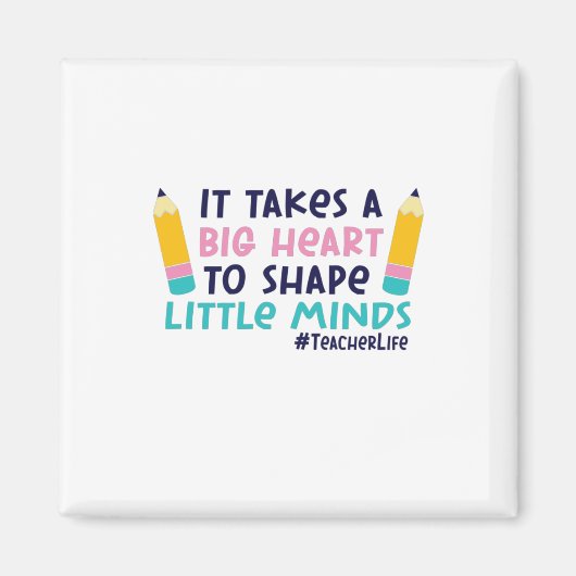 ギフト先生 |大きなハート マグネット (正面)