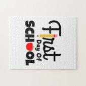 ギフト先生 |学校の初日 ジグソーパズル (横)