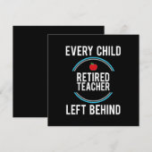 ギフト先生 |後退職したろの離れ先生 招待状 (正面/裏面)