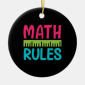 ギフト先生 |数式ルール セラミックオーナメント (正面)
