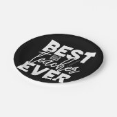 ギフト先生 |最高の先生 ペーパープレート (アングル)