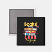 ギフト先生 |本は私の愛の言葉 マグネット (正面/裏面)