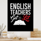 ギフト先生 |英語の先生が点灯 ポスター (キッチン)