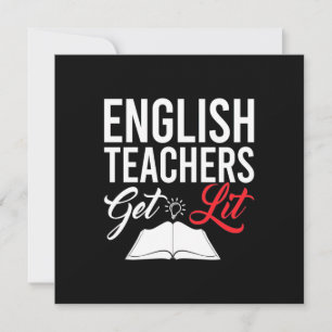 ギフト先生 英語の先生が点灯 招待状