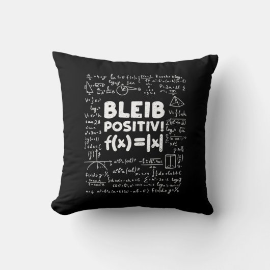 ギフト先生 | Bleib Positiv数学先生 クッション (正面)