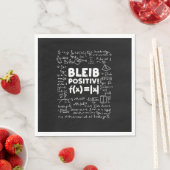 ギフト先生 | Bleib Positiv数学先生 スタンダードランチョンナプキン (インサイチュ)