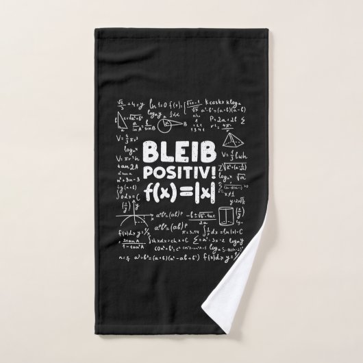 ギフト先生 | Bleib Positiv数学先生 ハンドタオル (ハンドタオル)