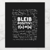 ギフト先生 | Bleib Positiv数学先生 ワインラベル (シングルラベル)
