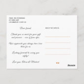 ギフト写真の仮想エレガントパーティー ポストカード (裏面)