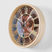 ギフト写真エレガントの壁モダン時計を作成 壁時計 (傾斜)