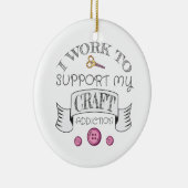 ギフト制作が私のクリフト中毒をサポート セラミックオーナメント (右)