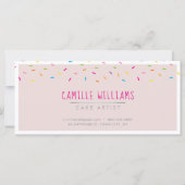 ギフト券かわいいおもしろいカラフルふりかけるパーティー (裏面)