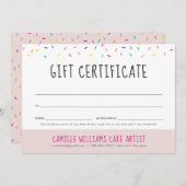 ギフト券かわいいおもしろいカラフルふりかけ屋 (正面/裏面)