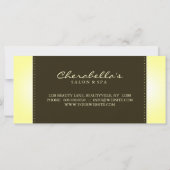 ギフト券なめしサロンかわいらし女性Ylw (裏面)