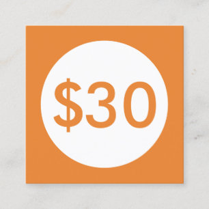 ギフト券のオレンジの点 割引カード