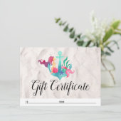 ギフト券のマーメイドいかり航海のカード 招待状 (スタンド正面)