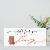 ギフト券の変更裁縫 (スタンド正面)