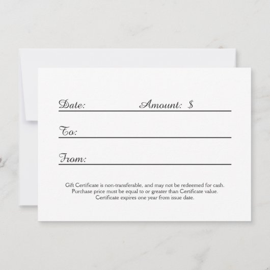 ギフト券の汚れたヴィンテージ素朴バラ (裏面)