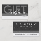 ギフト券の重ね合わせ 割引カード (正面/裏面)