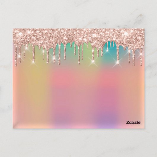 ギフト券まつげ延長メイクグラデーション ポストカード (裏面)