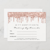 ギフト券まつげ延長化粧白 ポストカード (正面/裏面)