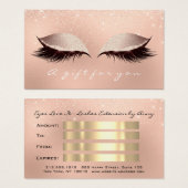 ギフト券まばたき拡張化粧 (正面&裏面)