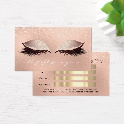 ギフト券まばたき拡張化粧 (デスク)