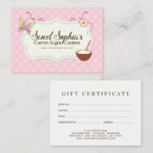 ギフト券をカスタム設計して下さい 割引カード (正面/裏面)