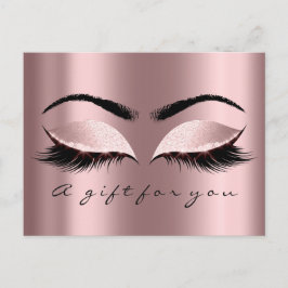 ギフト券アイズバラ火花バラメイクアップ ポストカード