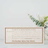 ギフト券カードカスタム型枠 (スタンド正面)